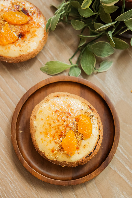 Japanese Mandarin Osmanthus Lava Tart