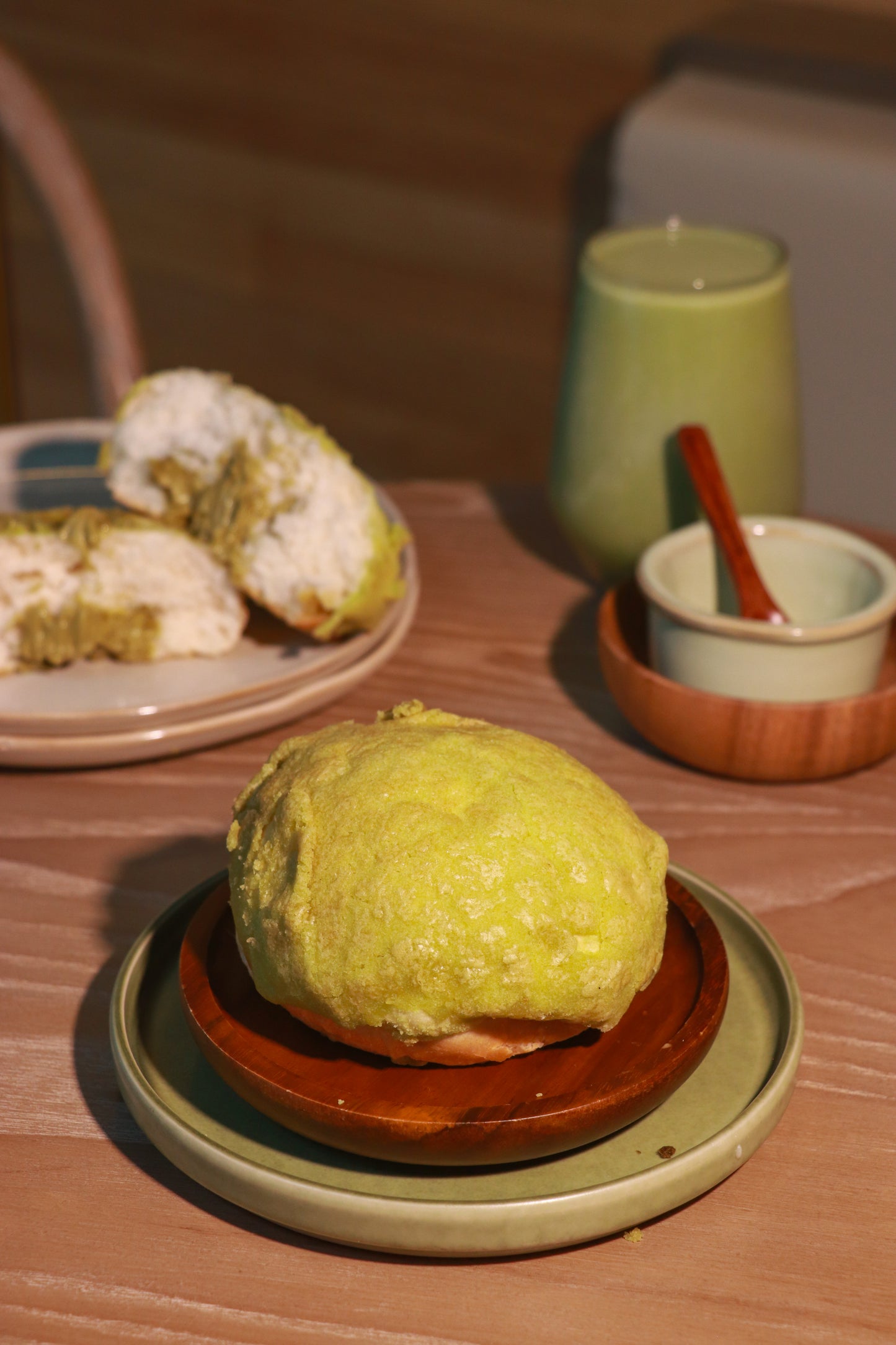 Pineapple Bun Pistachio